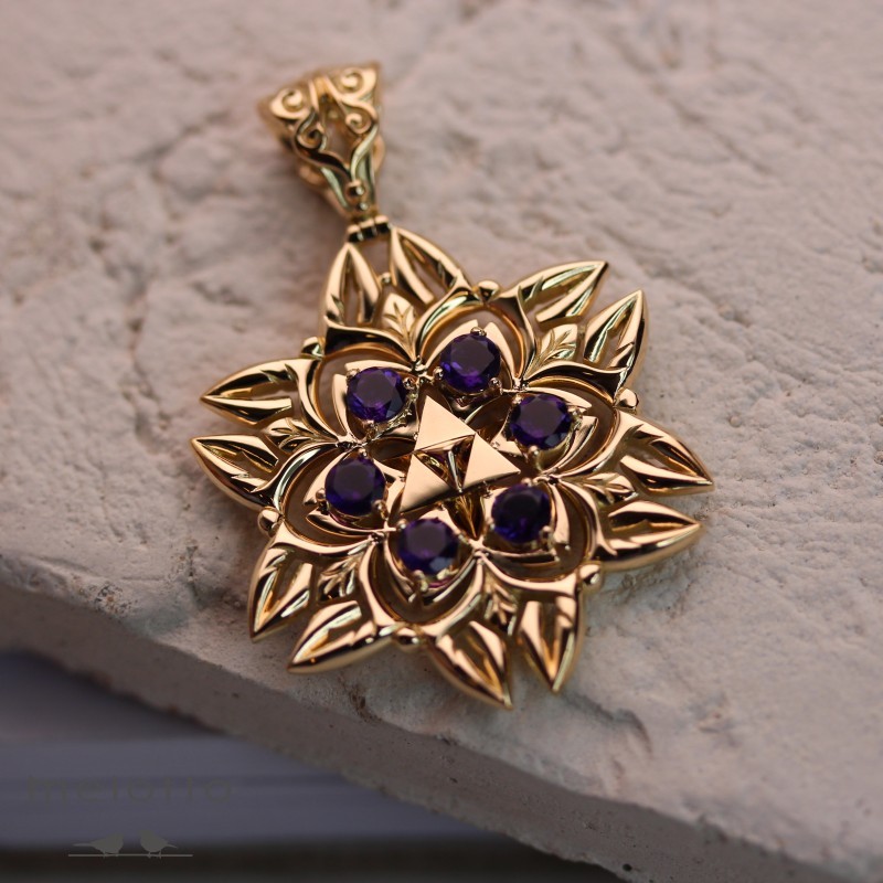 Мужской кулон Меркаба