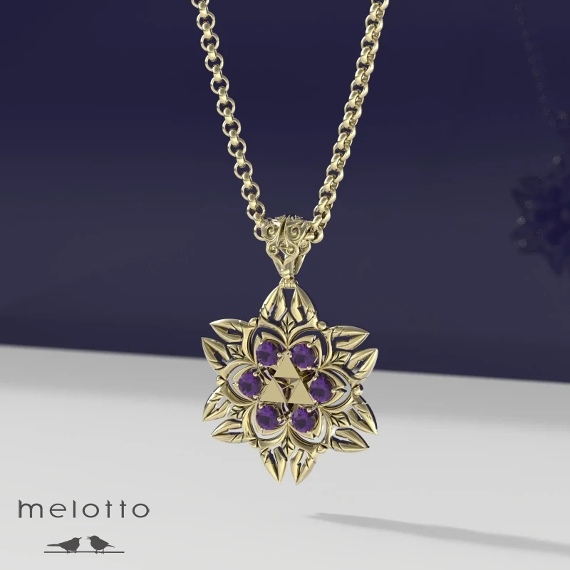 Мужской кулон Меркаба