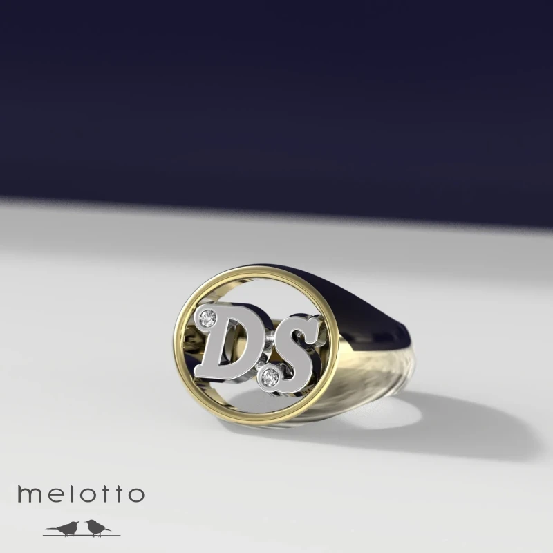 Печатка с инициалами «ДС»