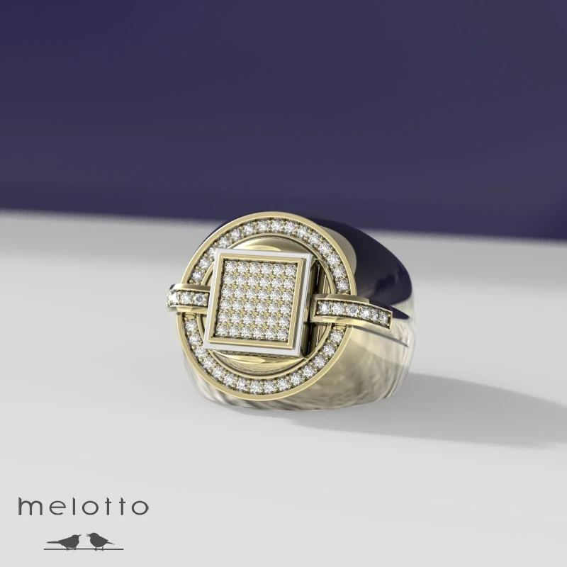 Печатка с бриллиантами