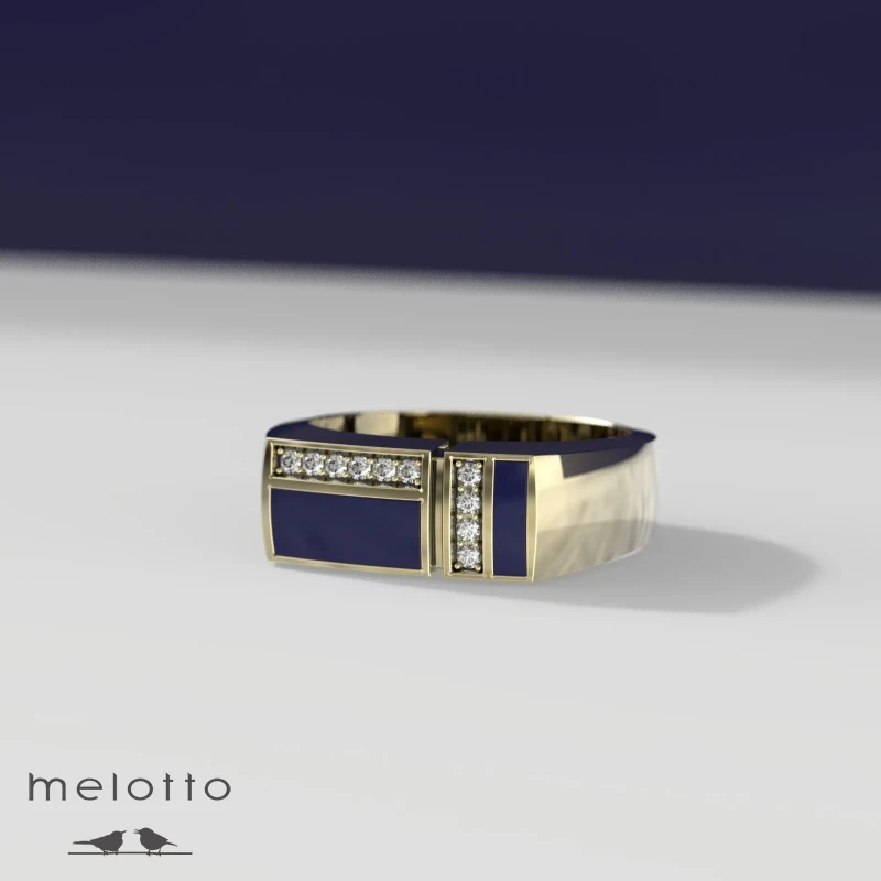 Кольцо на мизинец с бриллиантами Кольцо на мизинец с бриллиантами