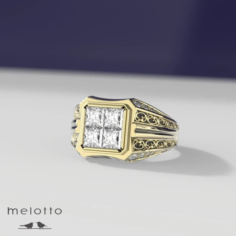 Кольцо с бриллиантами