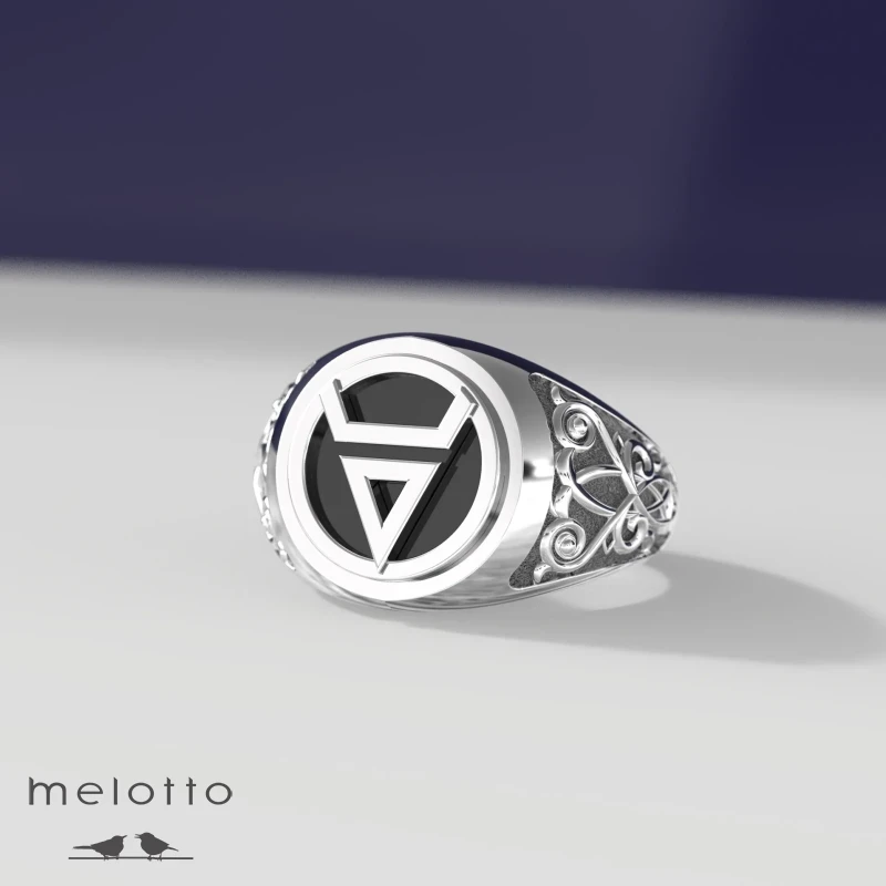 Мужской перстень Руна