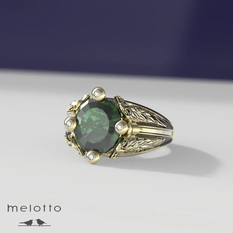 Перстень с изумрудом Перстень с изумрудом