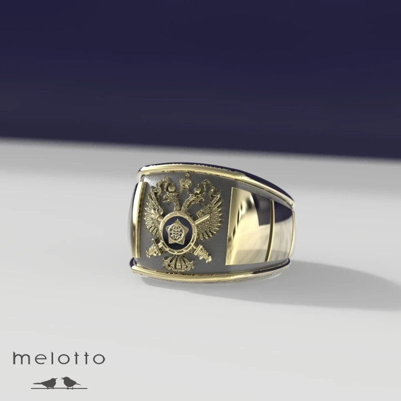 Мужской перстень с гербом
