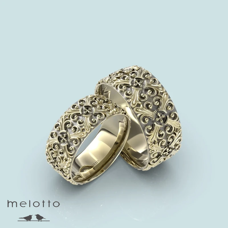 Винтажные свадебные кольца