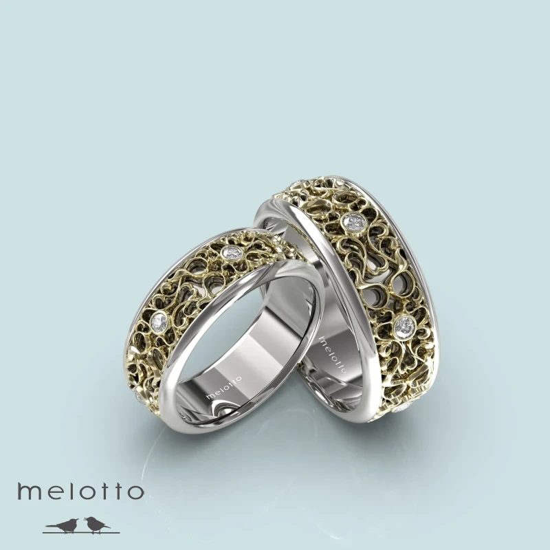 Ажурные обручальные кольца