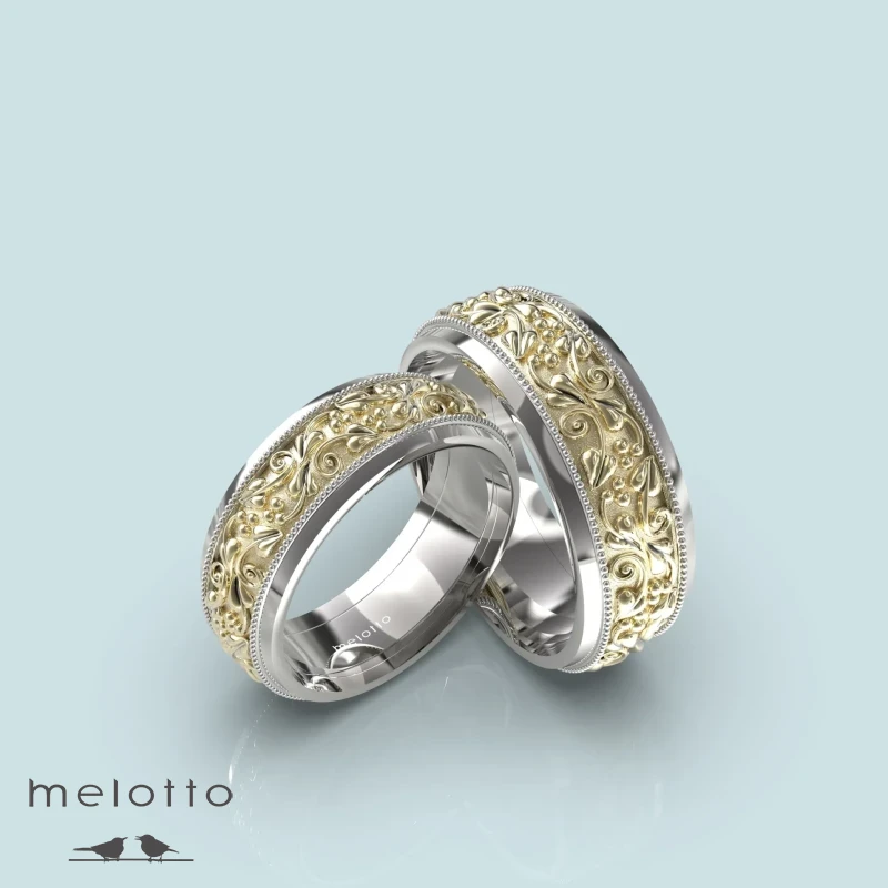 Ажурные обручальные кольца Melotto Ажурные обручальные кольца Melotto