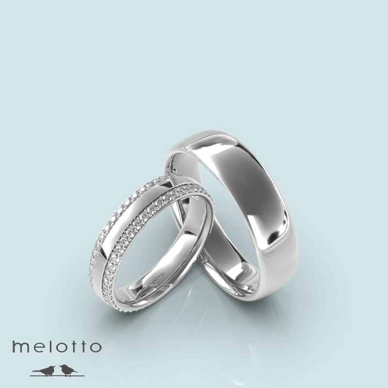 Традиционные обручальные кольца с бриллиантами Традиционные обручальные кольца с бриллиантами