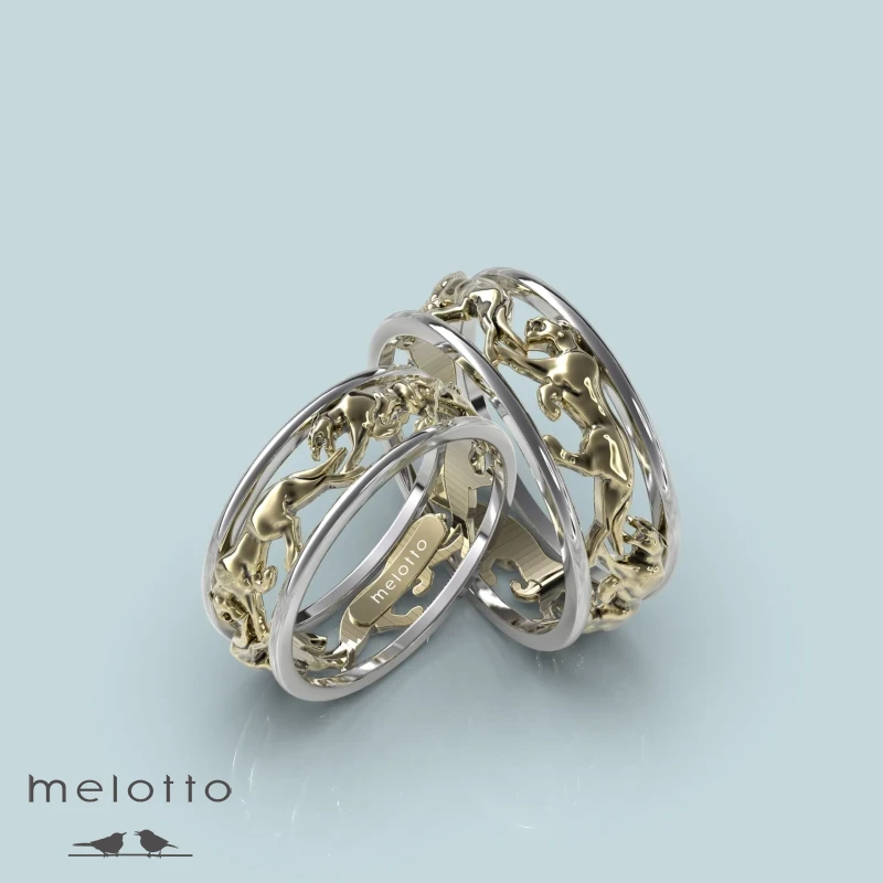 Обручальные кольца Пантера Обручальные кольца Пантера