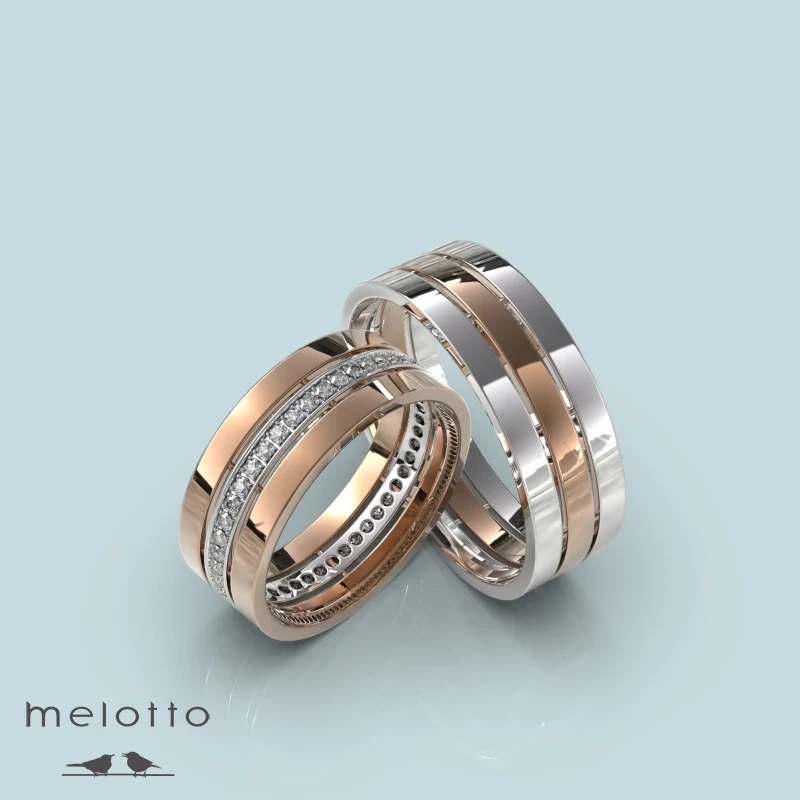 Популярные широкие обручальные кольца