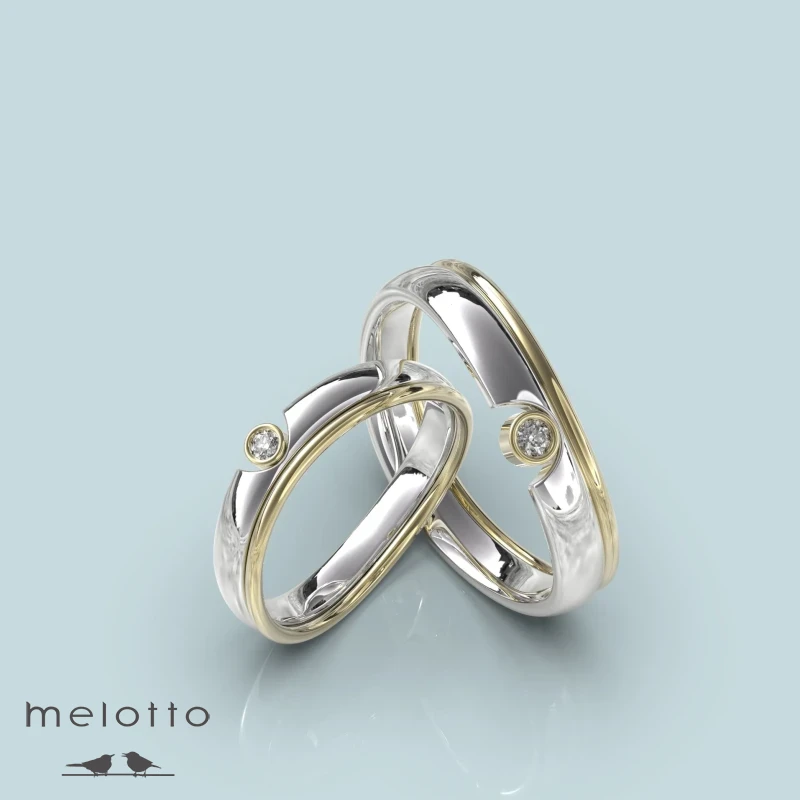 Выгнутые обручальные кольца