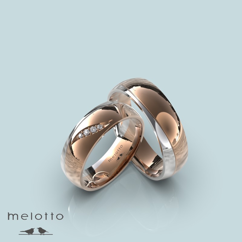 Обручальные кольца «Red vs White» Обручальные кольца «Red vs White»