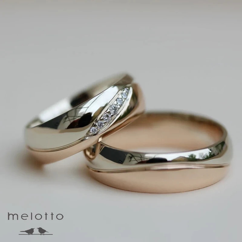 Обручальные кольца «Red vs White» Обручальные кольца «Red vs White»