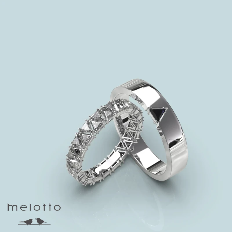 Обручальные кольца «Стиль и шик»