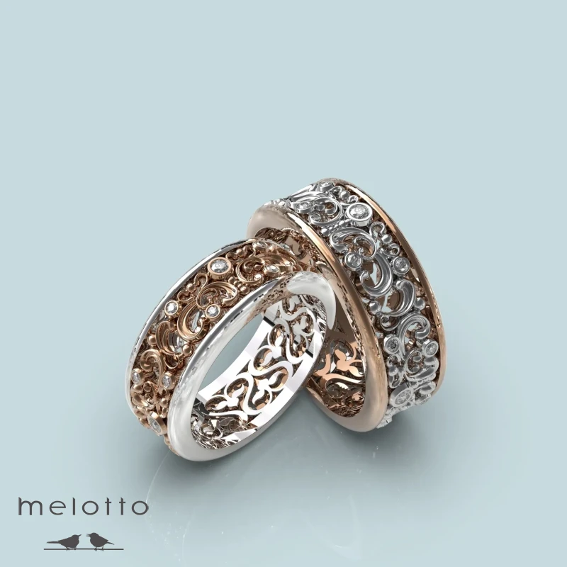 Обручальные кольца «Charming Waves»