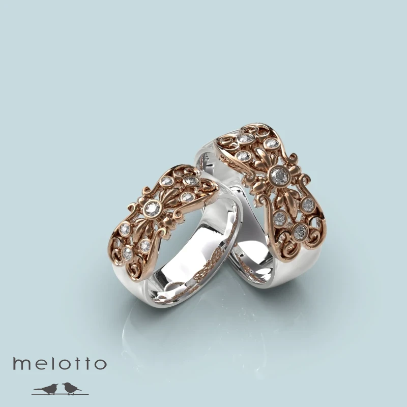 Обручальные кольца «Sparkling Drops»