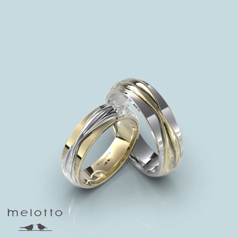 Обручальные кольца «Color interweaving» Обручальные кольца «Color interweaving»