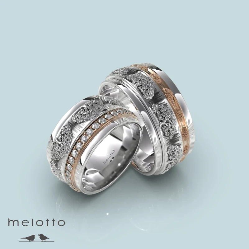 Обручальные кольца с деревом жизни