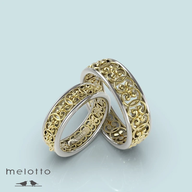 Обручальные кольца «Braided pattern»