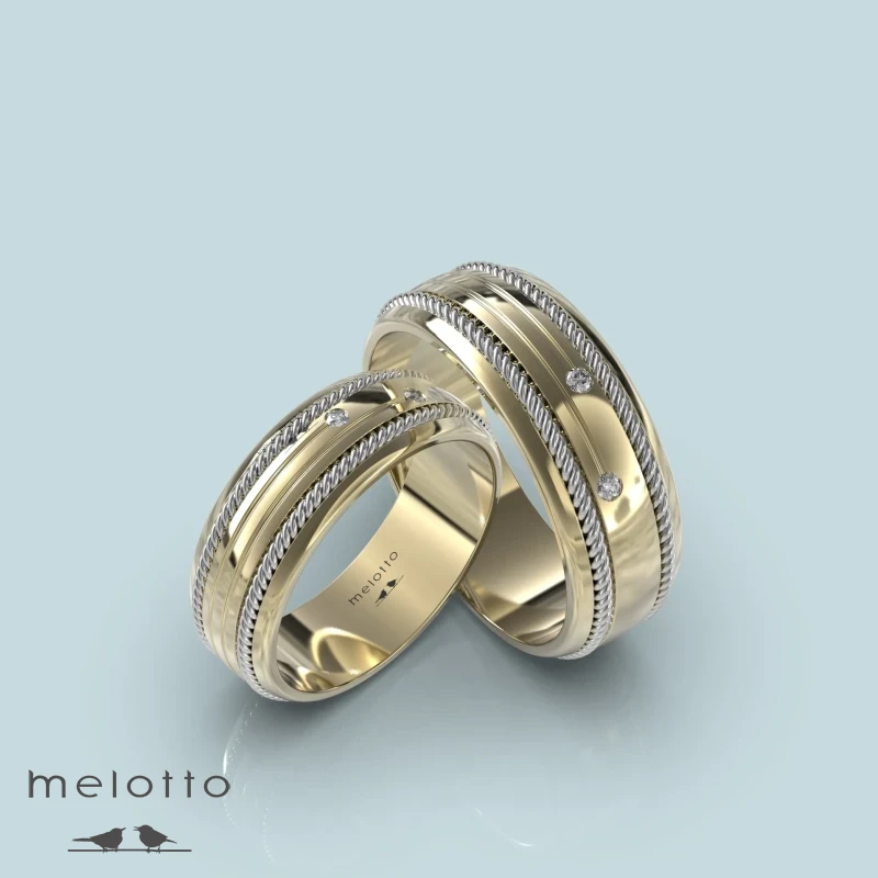 Обручальные кольца «Golden play»