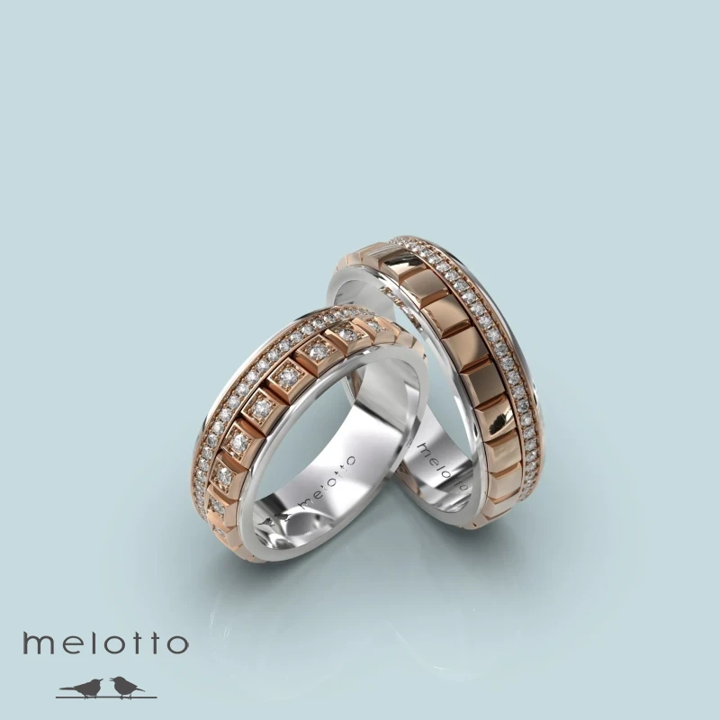 Обручальные кольца «Diamond drops» Обручальные кольца «Diamond drops»