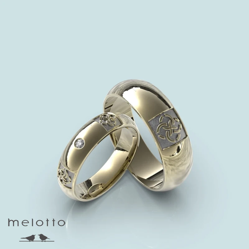 Обручальные кольца с символикой