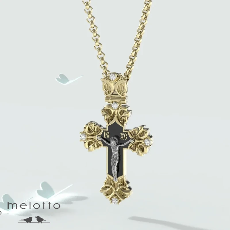 Ажурный православный крестик