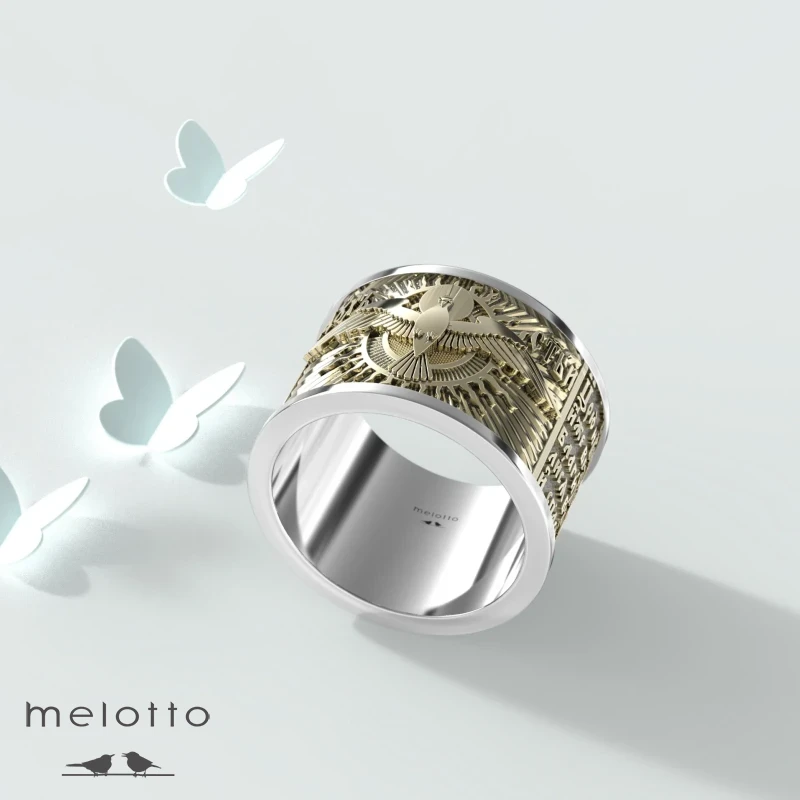 Широкое православное кольцо