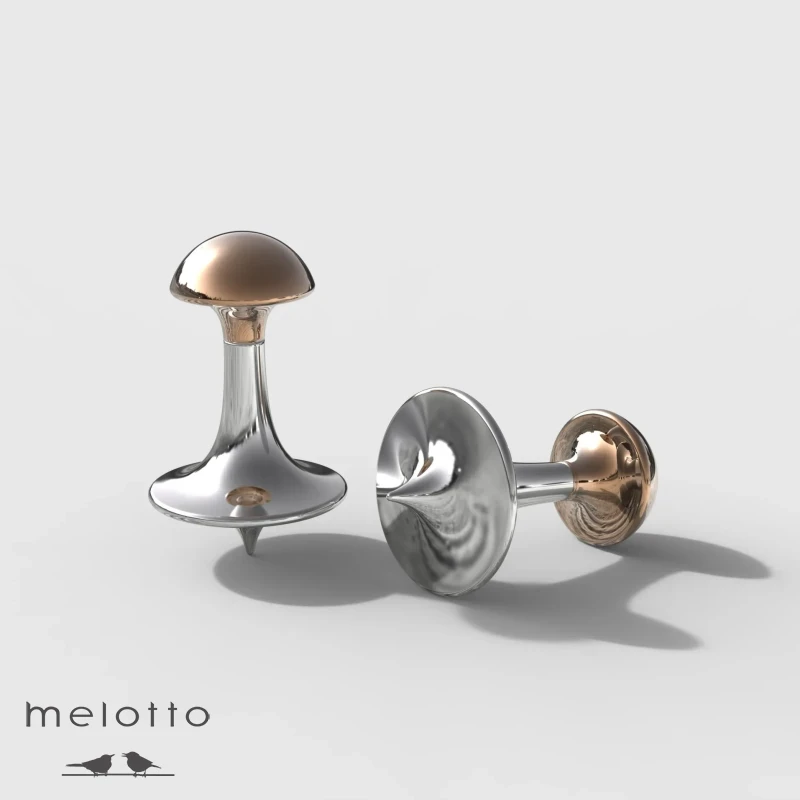 Запонки Волчок