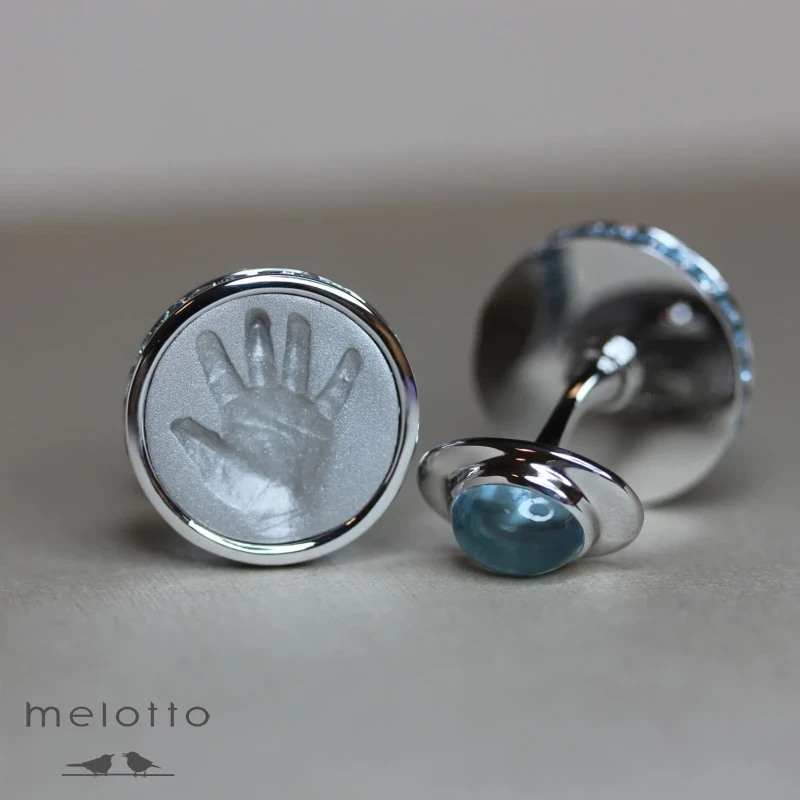 Запонки с оттиском