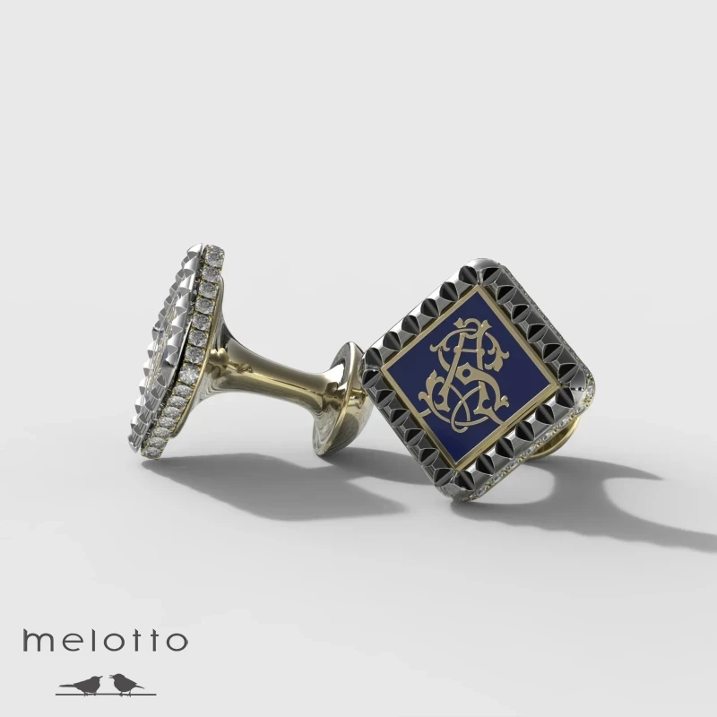 Запонки с инициалами «СЛ»