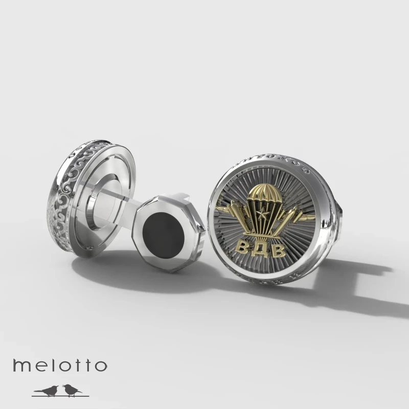 Золотые запонки ВДВ