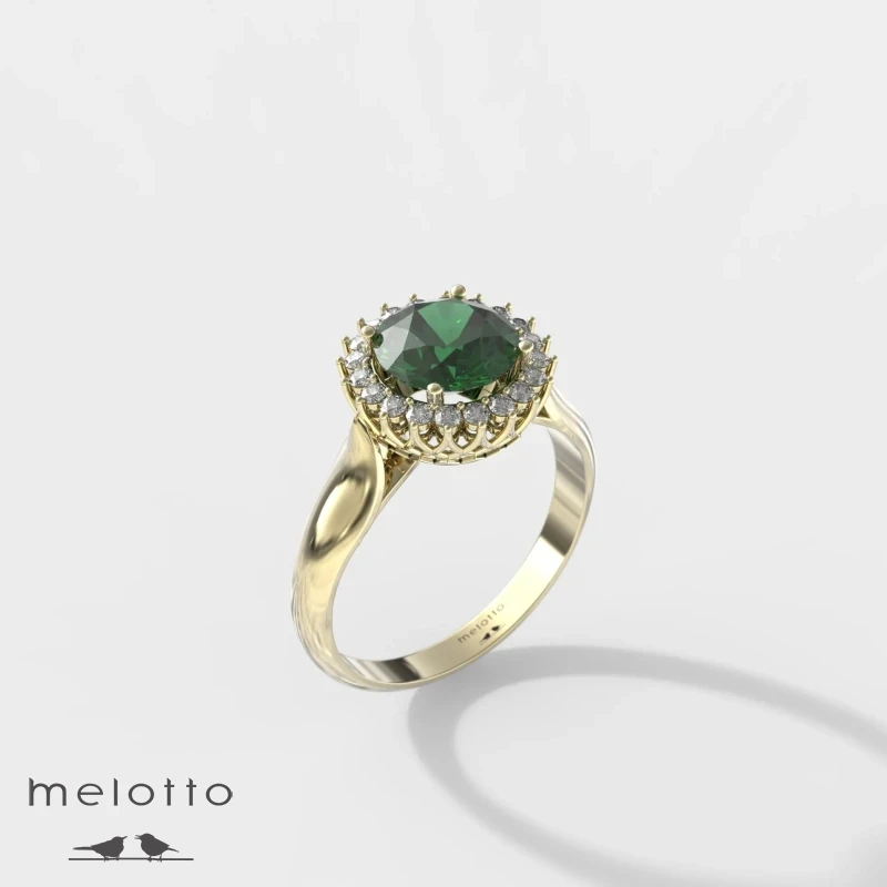 Женское кольцо  «Emeraude»