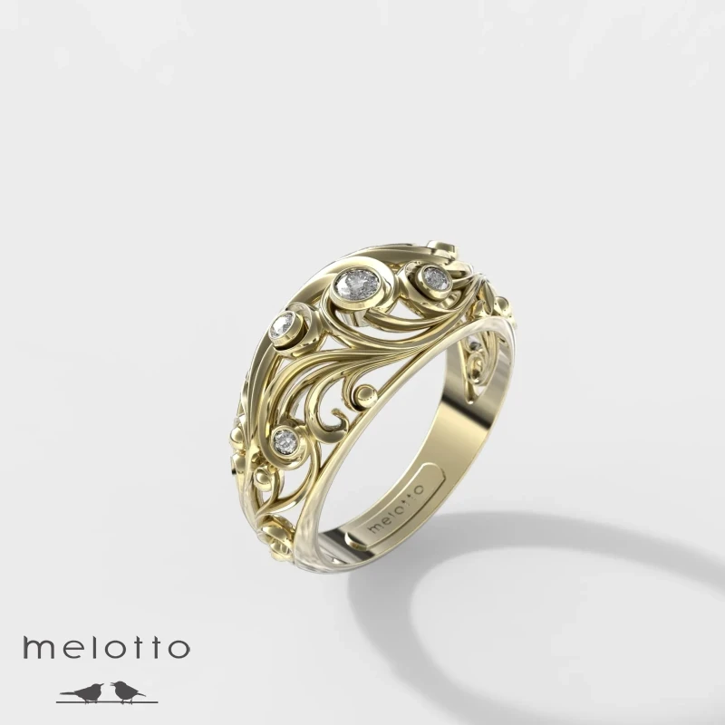 Женское кольцо  «Ajouré»