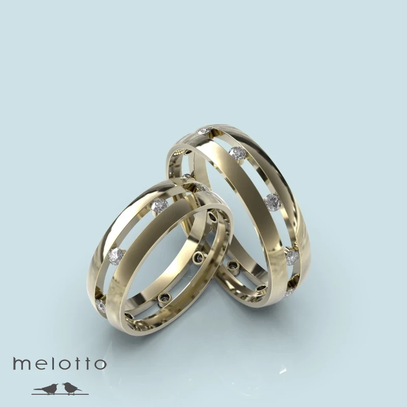 Обручальные кольца «Two halves»