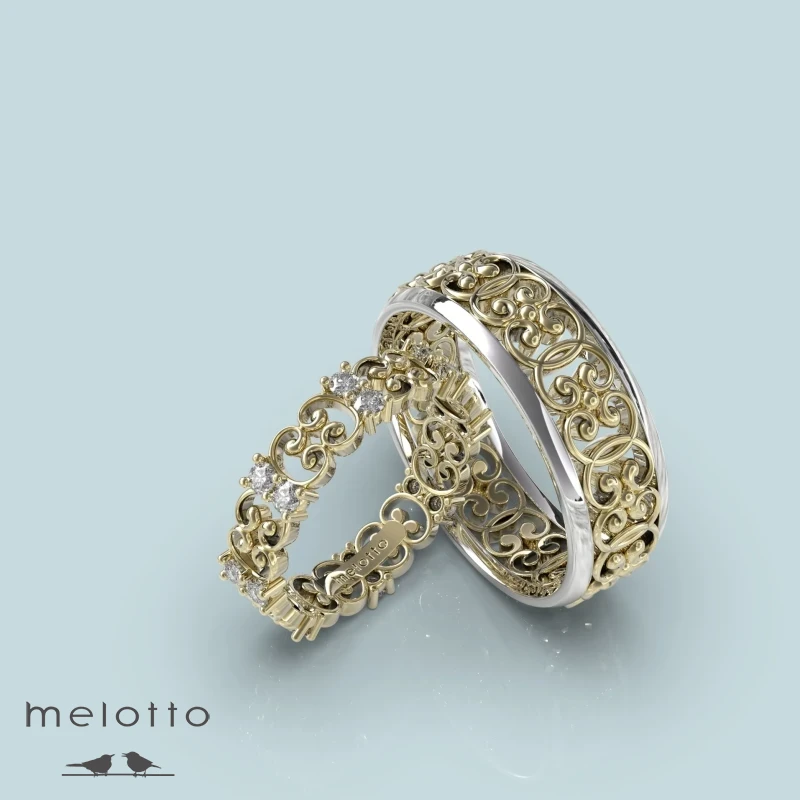 Популярные обручальные кольца «Pattern»