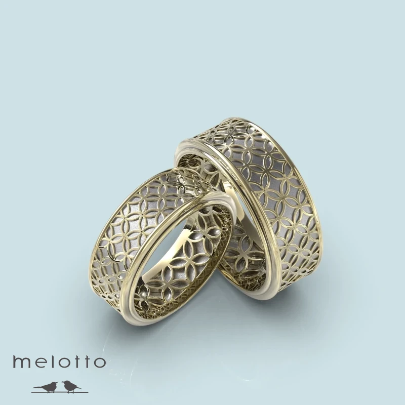 Обручальные кольца из желтого золота