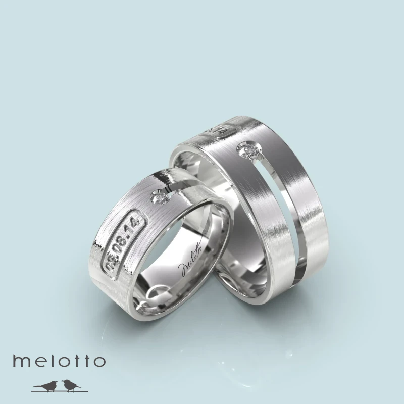 Обручальные кольца с датой Обручальные кольца с датой