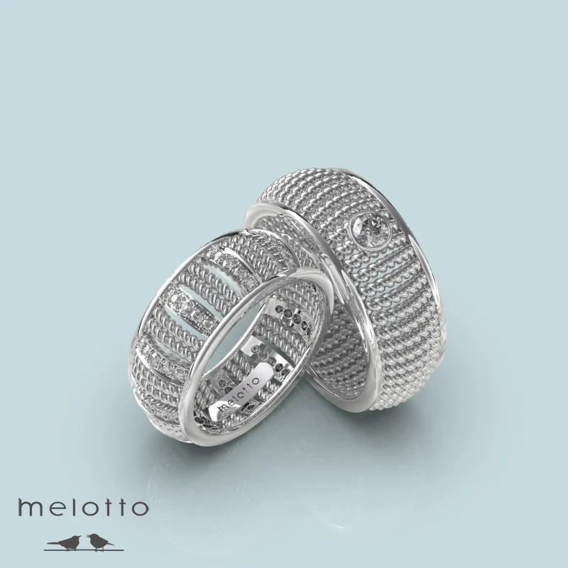 Обручальные кольца «Веревка»