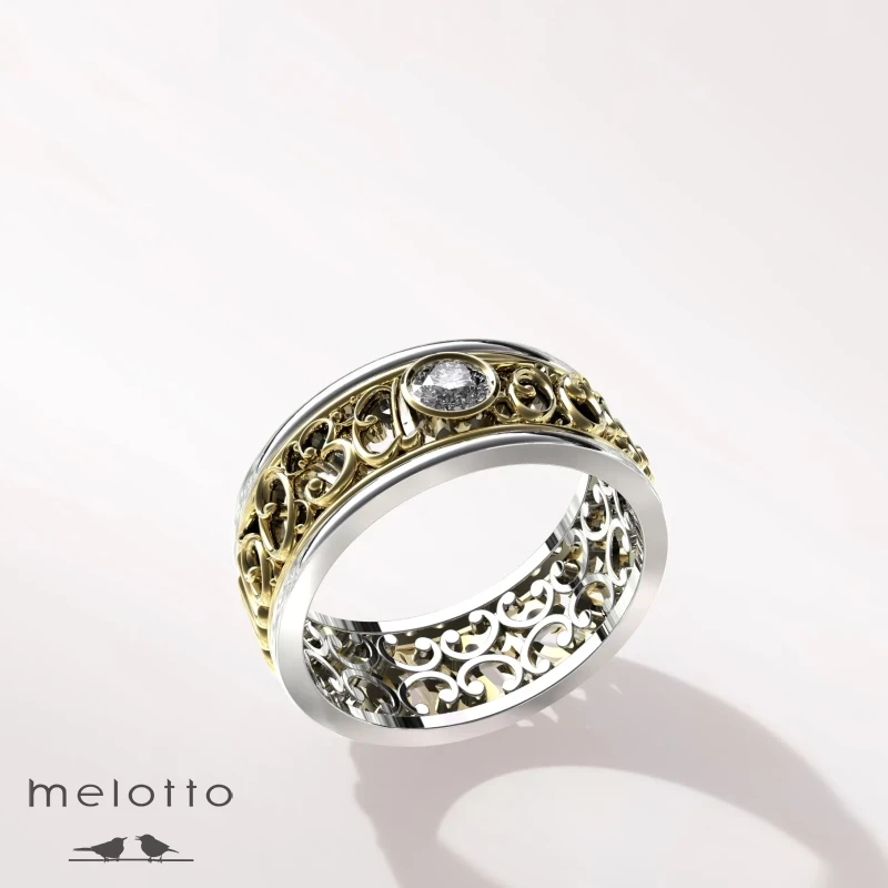 Кольцо «Спасибо за доченьку»