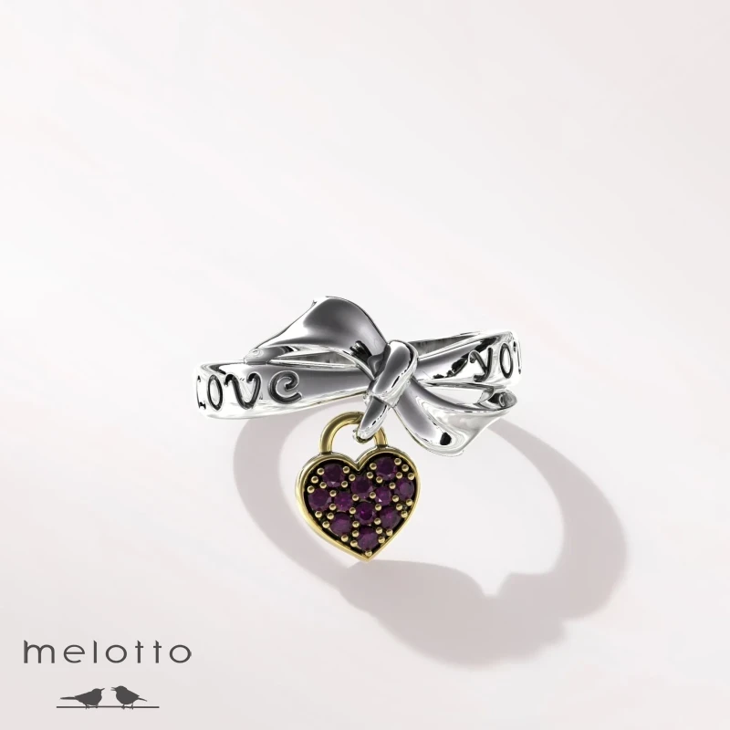 Золотое кольцо «Сердце»