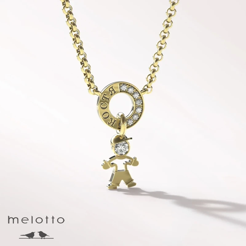 Кулон «Золотой мальчик»