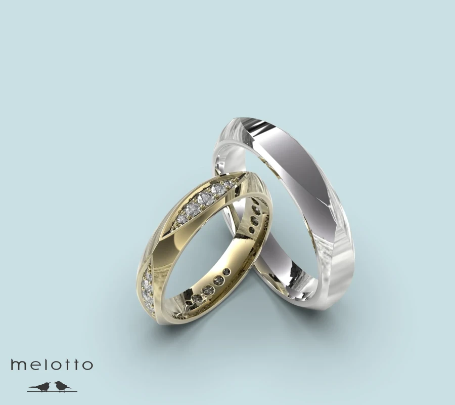 Обручальные кольца необычной формы