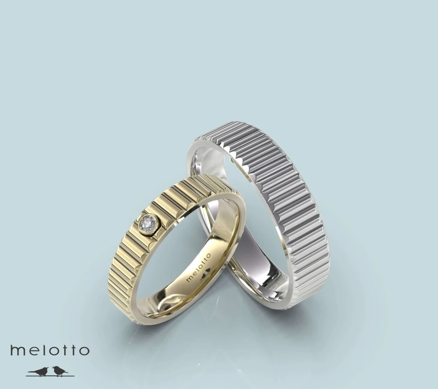 Парные дизайнерские обручальные кольца