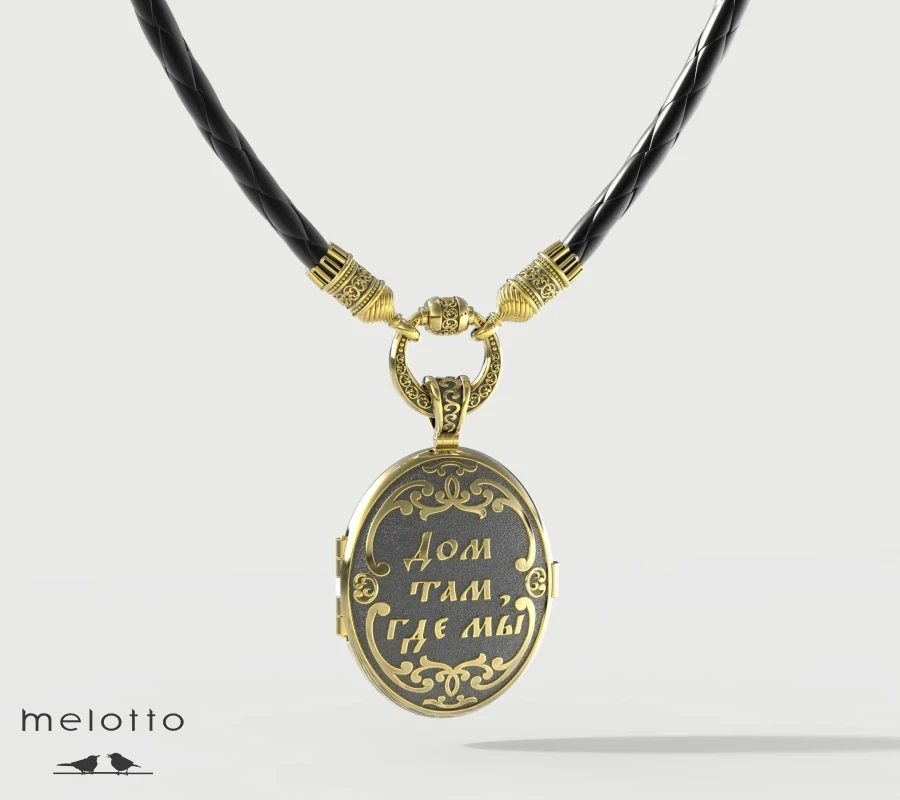 Овальный медальон