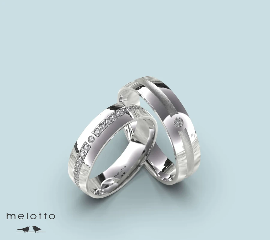 Гладкая обручальная пара