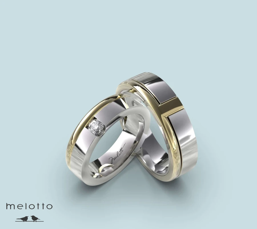 Массивная обручальная пара