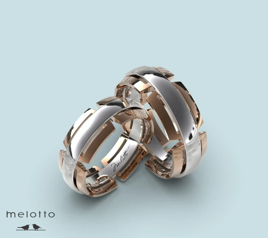 Массивные широкие обручальные кольца