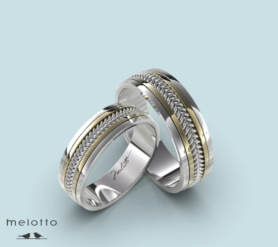 Обручальная пара колец «Энигма»